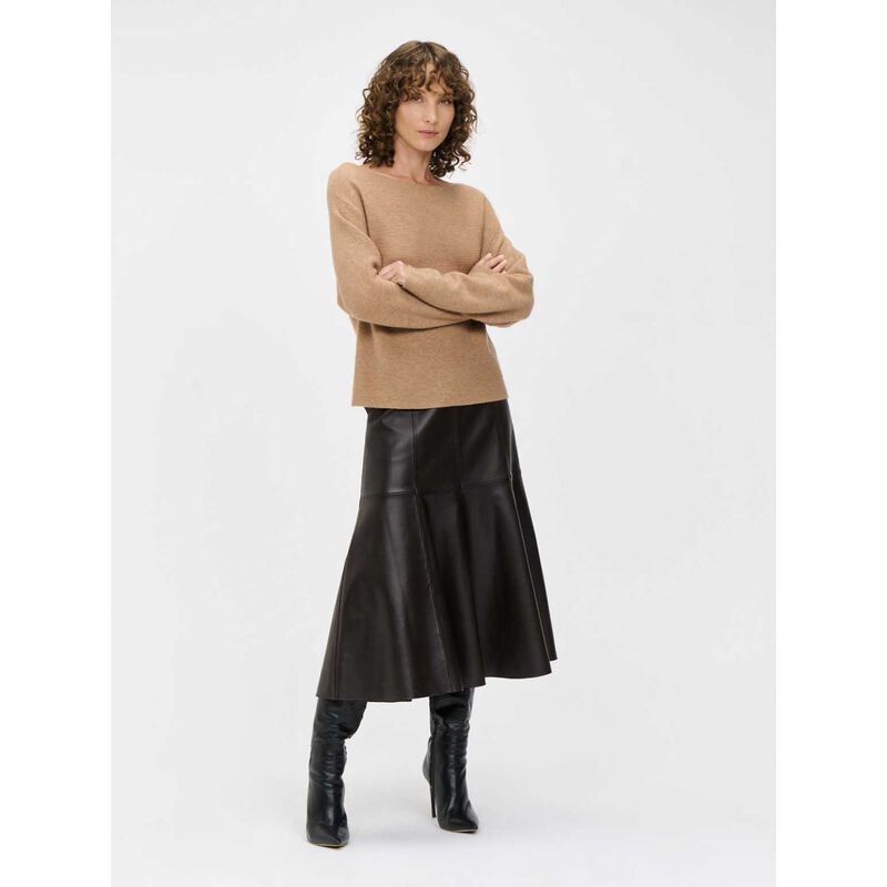 Veronika Maine Slash Neck Kimono Sleeve Knit image number 3